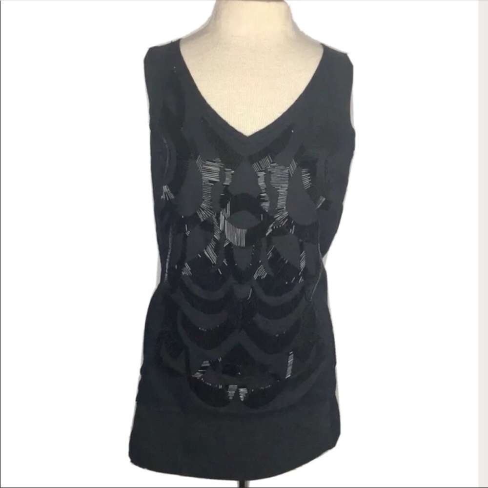 Tory Burch With Beaded Smock Blouse